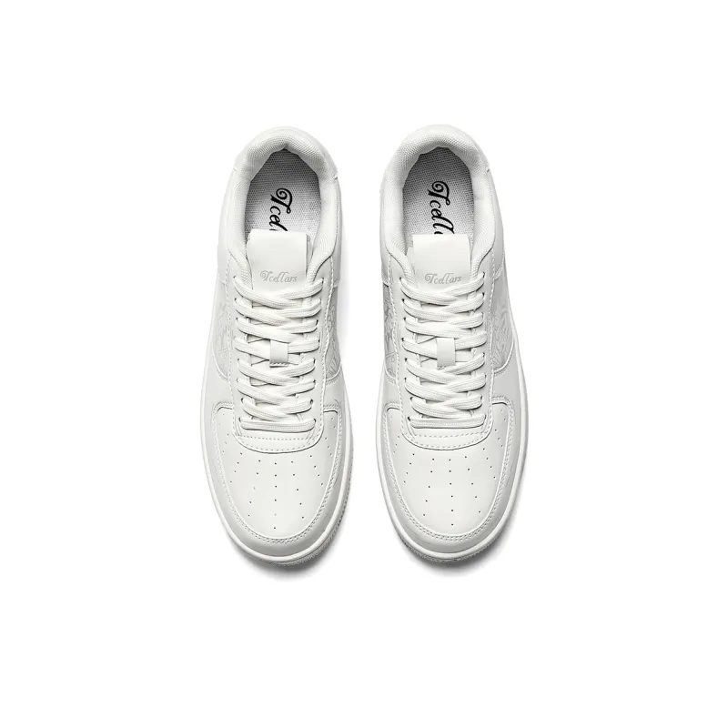 TCELLARS Abrasion Resistant Lightweight Height Increasing Low Top Skateboard Shoes Unisex Exclusive Box-135