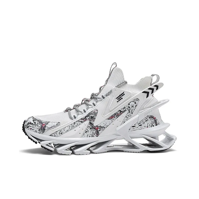 AMICNIEGD Cushioning, Breathable, Height Increasing High Top Casual Shoes Men's-8