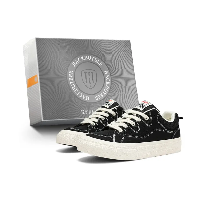 HACKBUTEER Low Top Skateboard Shoes Men's Box Included-10