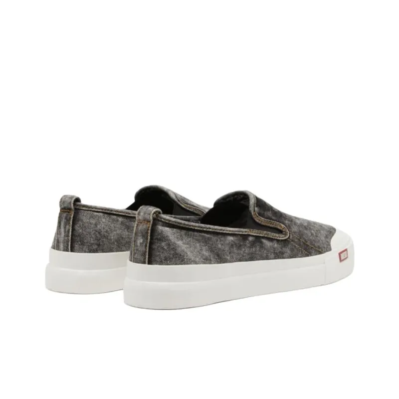 DIESEL S Athos Low Top Canvas Shoes Men's Black-4