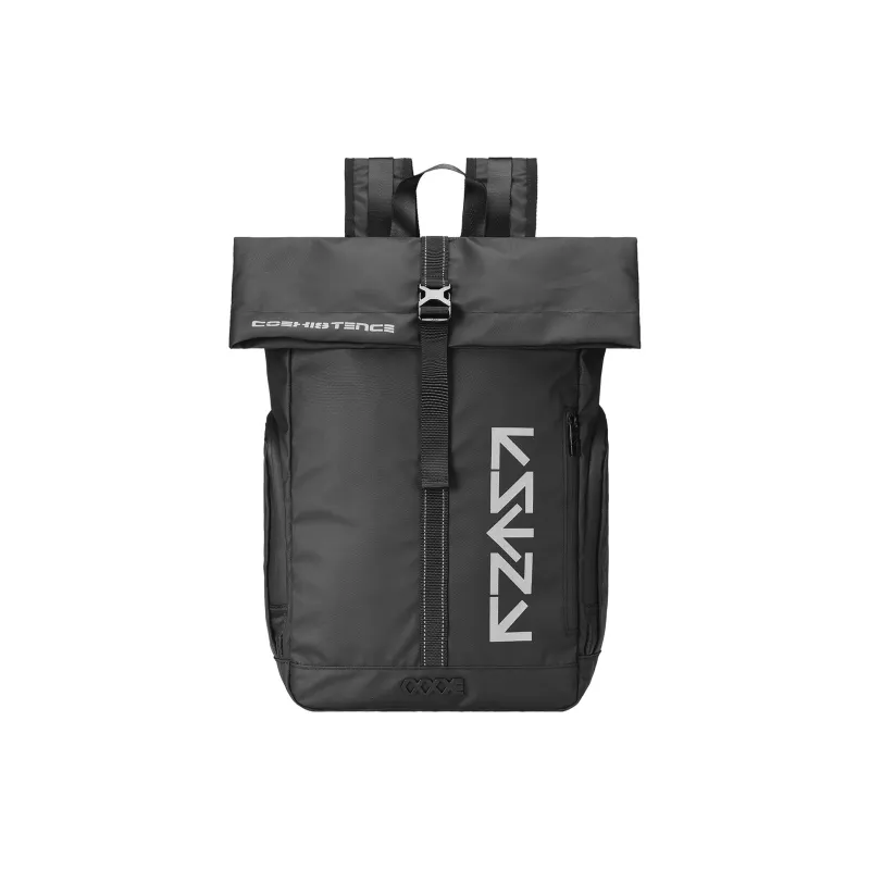COEXISTENCE Polyester Backpack Men's Black-0