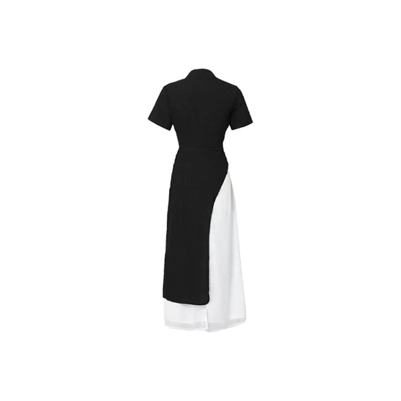 GUOZHEN Short Sleeved Dress Women's-1