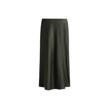 H&M Casual Long Skirts Women's Dark Green