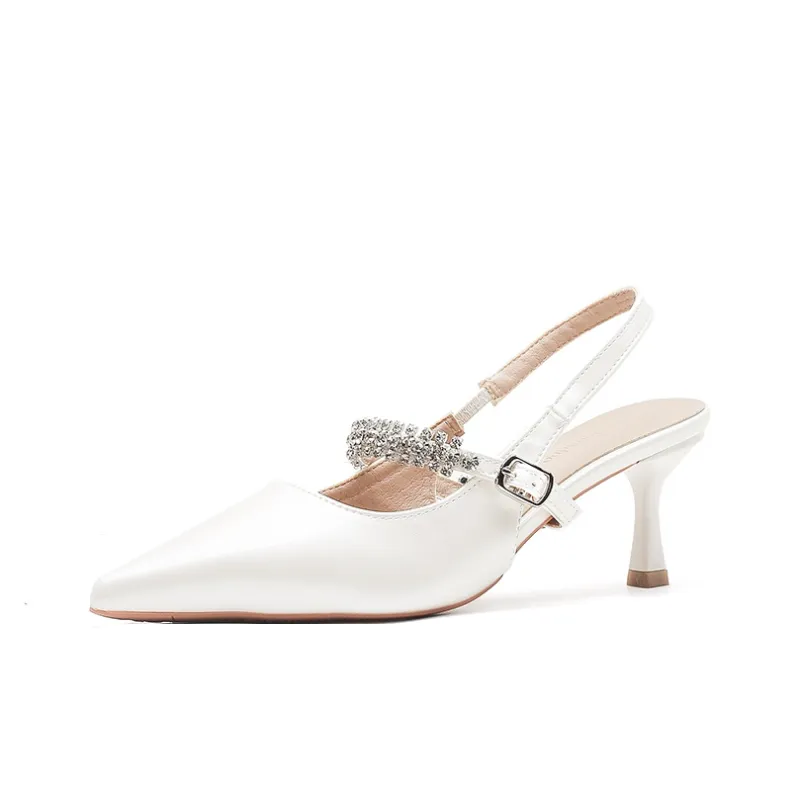 Varib Flared Heel High Heels 7cm Women's-6