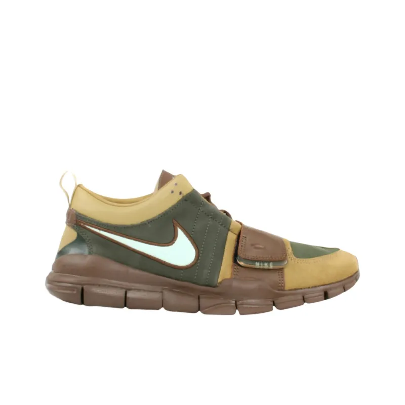 Nike Free Trainer Shock Absorbers With Slip Resistant Features Low Top Casual Shoes Men's Brown Green-1