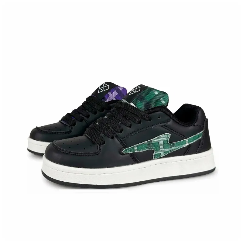 Circle Small Coverage Balance Lightweight Support Low Top Skateboard Shoes Unisex-15