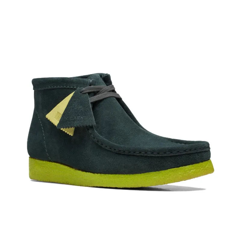 Clarks Wallabee Ankle Boots Men's Green-2