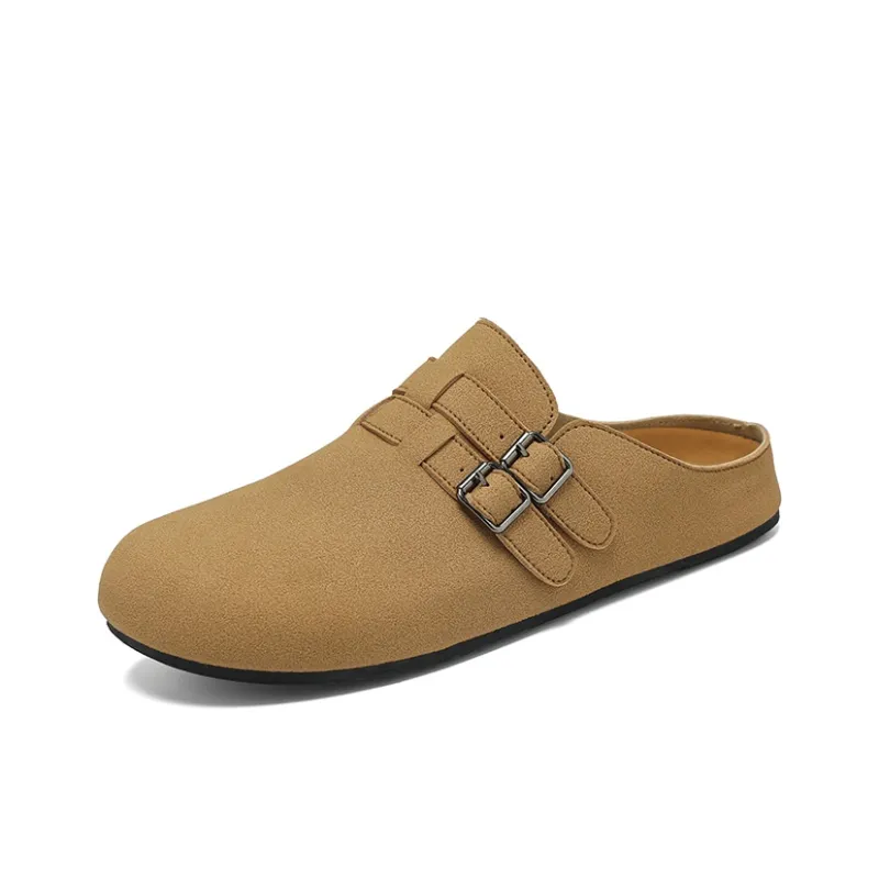 TELENT Slip Resistant Abrasion Resistant Closed Toe Slippers Men's-5