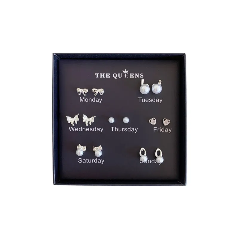 GUDS GAVE Alloy Stud Earrings Unisex-0