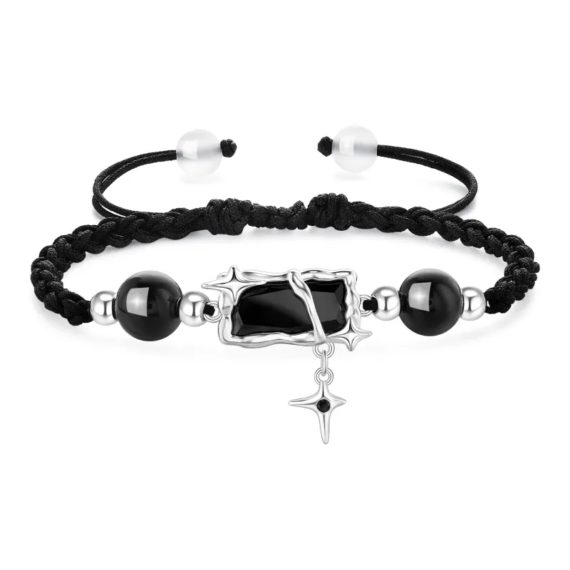 Lao Feng Xiang Natural Chalcedony Bracelets Unisex-3