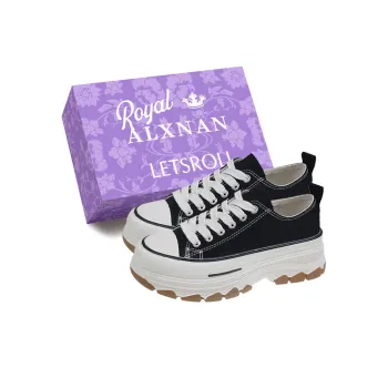 Alxnan Low Top Skateboard Shoes Women's Box