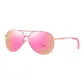 Pink Gold Frame with Purple Mirrored Lens