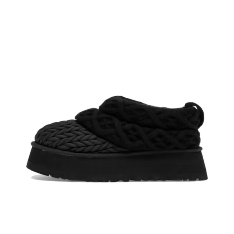 UGG Tazz Villa Knit Slipper Black Women's-0