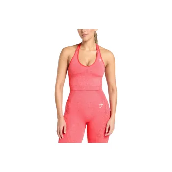 GYMSHARK Yoga Tank Top Women's Coral Red