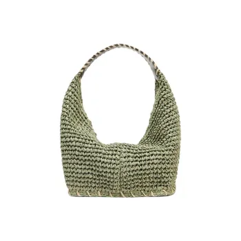 ZARA Polyurethane Shoulder Bag, Crossbody Bag, Handbag Mini Women's Green
