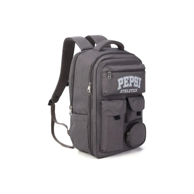 Pepsi Fabric Backpack Unisex Gray-2