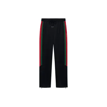GUCCI Love Parade Casual Pants Men's Black