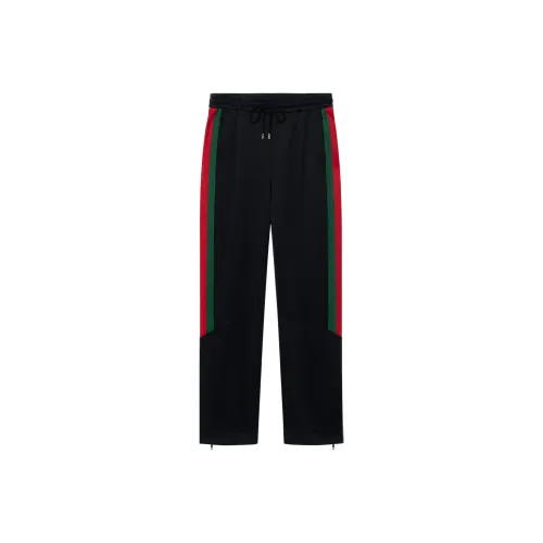 GUCCI Love Parade Casual Pants Men's Black