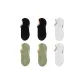 6 Pack (2 Black+2 White+2 Light Green)