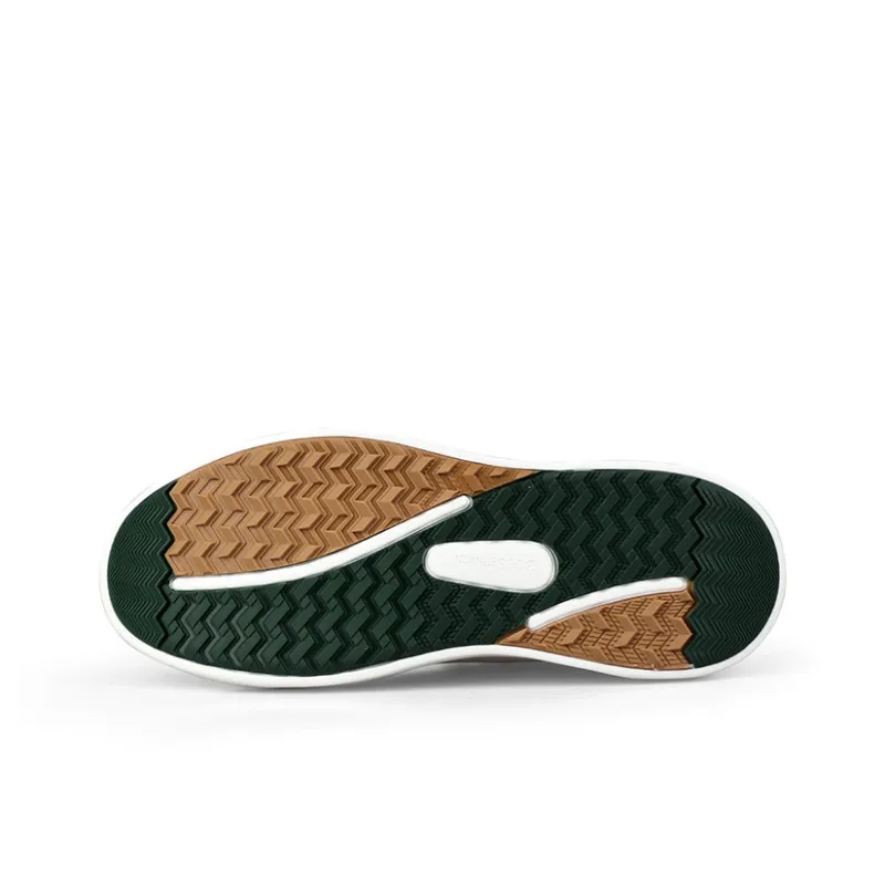 BOSSSUNWEN Low Top Skateboard Shoes Men's White-4