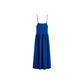 H&M Slip Dresses Women's Bright Blue