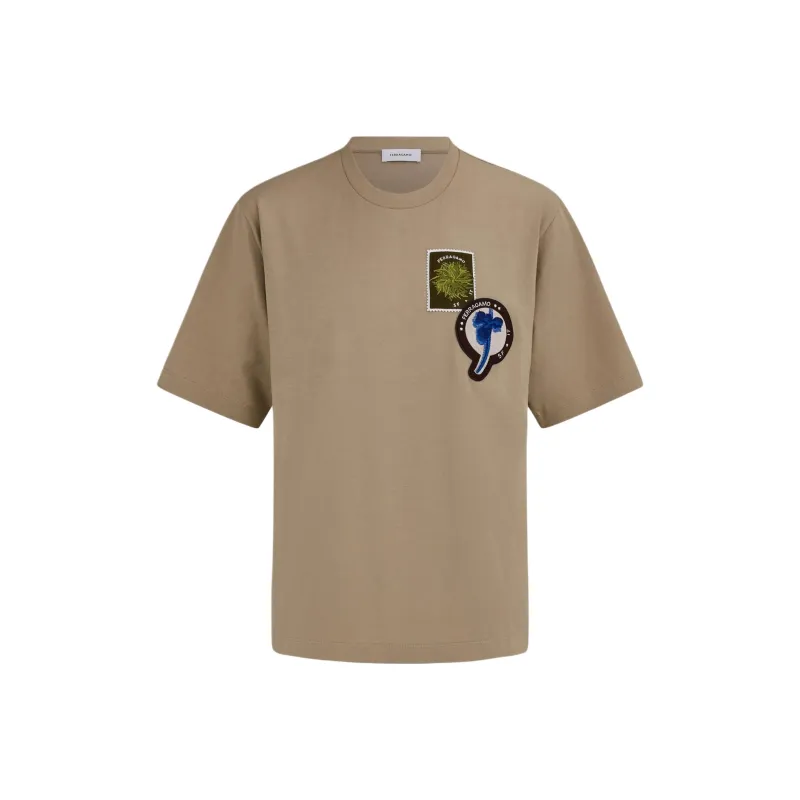 Ferragamo Graphic patch Short sleeve T shirt-0