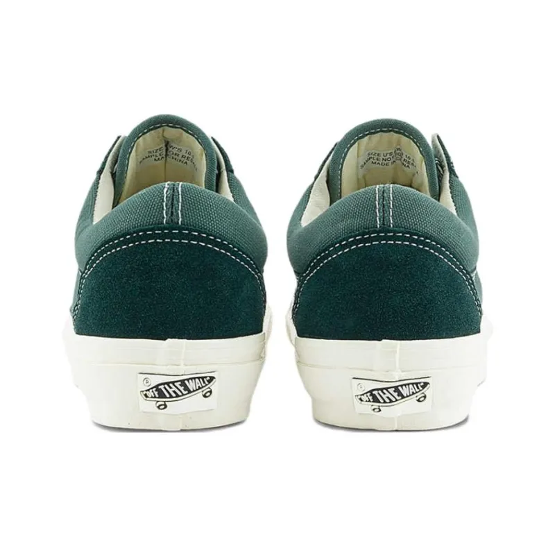 Vans LX OLD SKOOL Slip Resistant And Breathable Low Top Skateboard Shoes Unisex Green-4
