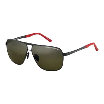 PORSCHE DESIGN Titanium Aviator Sunglasses Women's Black