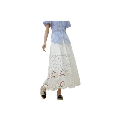 SHUXI Casual Long Skirt Women's