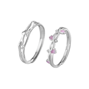 Diamond International 925 Sterling Silver Rings Unisex