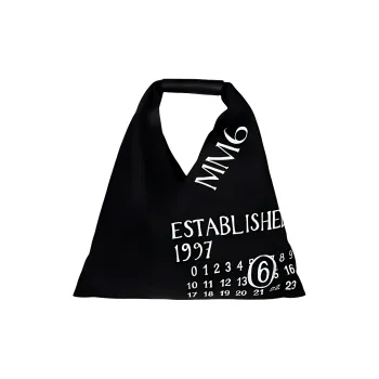 MM6 Maison Margiela Print Handbag Mini Women's Black