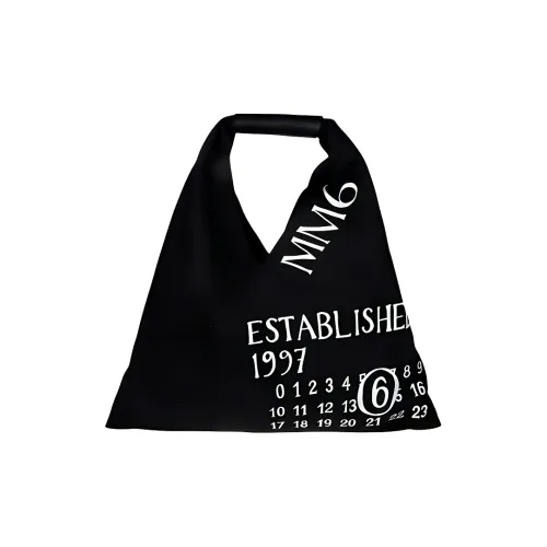 MM6 Maison Margiela Print Handbag Mini Women's Black