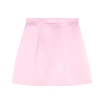 Blumarine Duchess satin Mini Skirt
