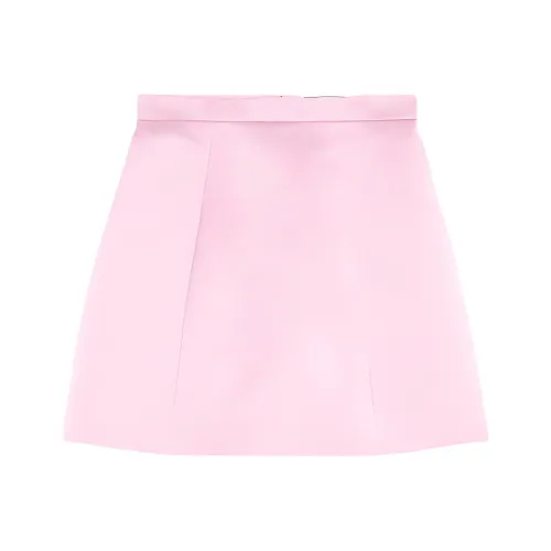 Blumarine Duchess satin Mini Skirt