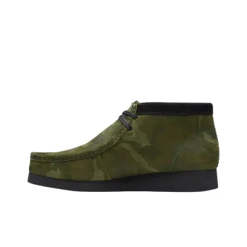 Clarks Wallabee Evo Ankle Boots Men's Olive