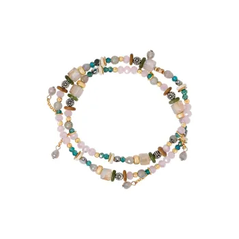 SHINE Alloy, Copper, Synthetic Crystal Bracelets Unisex