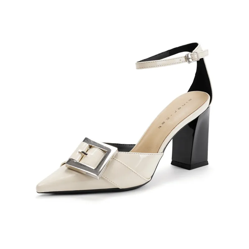 GOSO Chunky Heel High Heels Women's-5