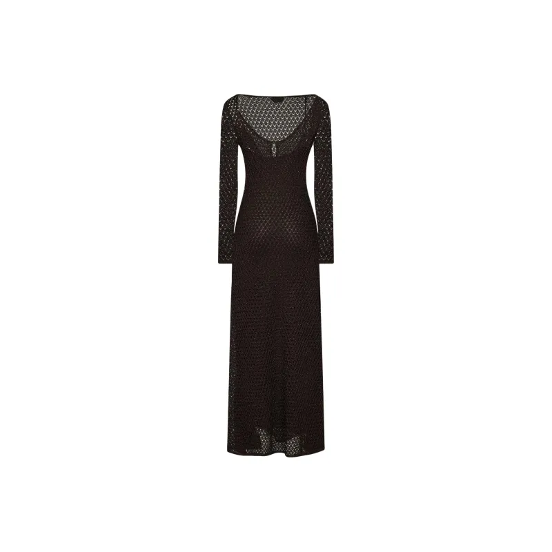 TOM FORD Crochet Knit Maxi Dress-1