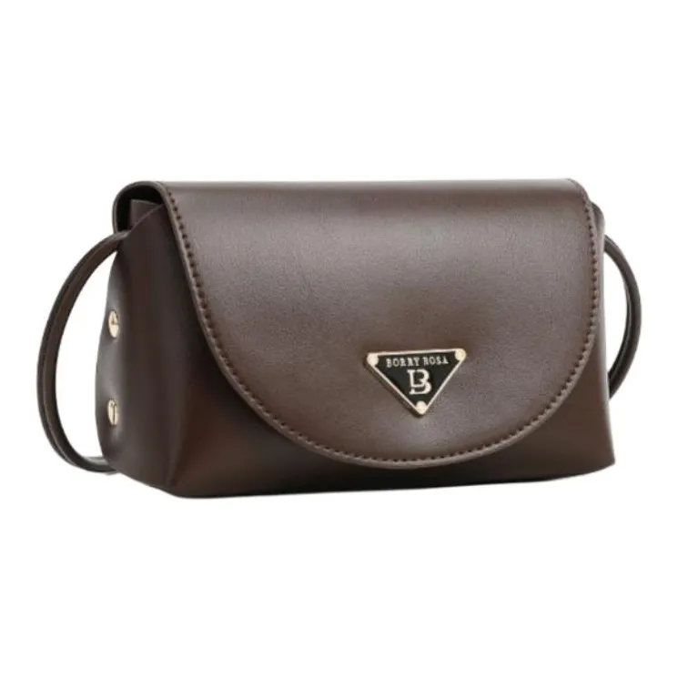 POLG PU Shoulder Bag Regular Women's Maillard Style Brown-3
