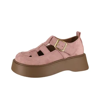 SUPEREDGE Anti Slip Wear Resistant Low Top Casual Shoes Women's Pink
