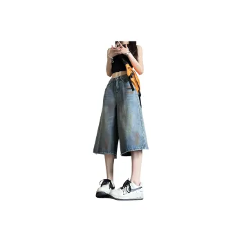 NXPTP Denim Shorts Unisex Washed Color