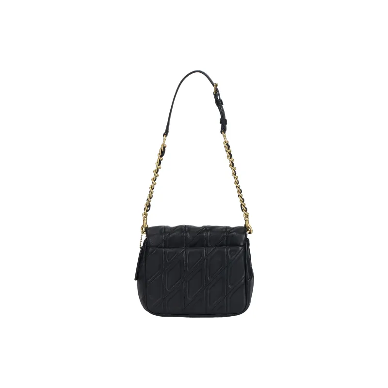 COACH Times Square Tabby Sheepskin Crossbody Bag, Shoulder Bag Trumpets Women's Black-2