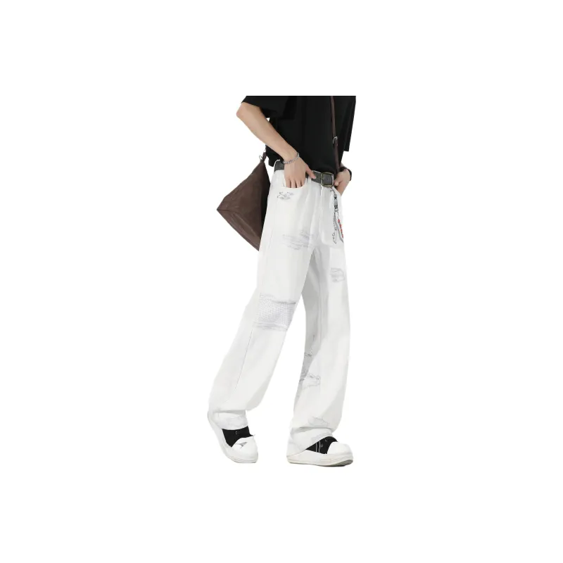 FALIAMS Jeans Unisex White-1