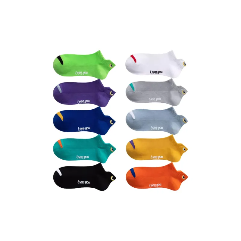 The Temptation Of The Muse No Show Socks Men's 10 Pack-8