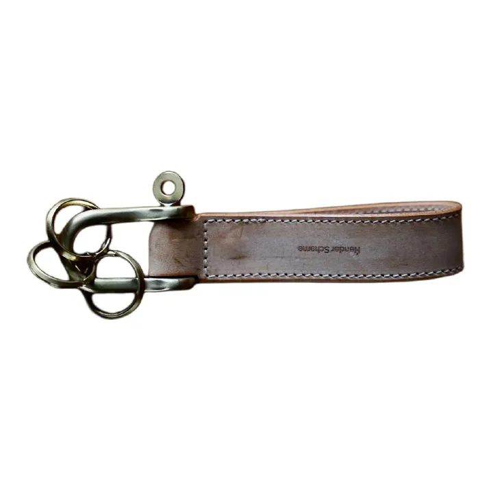 Hender Scheme Cow Leather Keychains Unisex Brown-1
