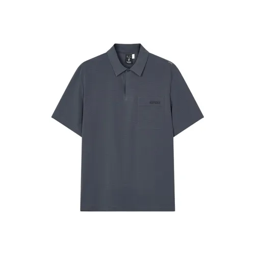 Skechers Mountain And Wild Outdoor Series Polo Shirt Men's Black 0403