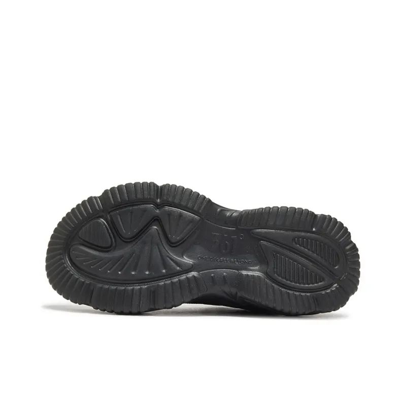 361° Slip Resistant, Abrasion Resistant, Breathable Low Top Casual Shoes Women's Black Smoke Gray-4