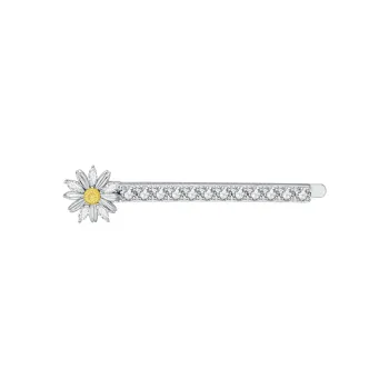 ZEGL Copper White Gold Plated Hair Clips Women's
