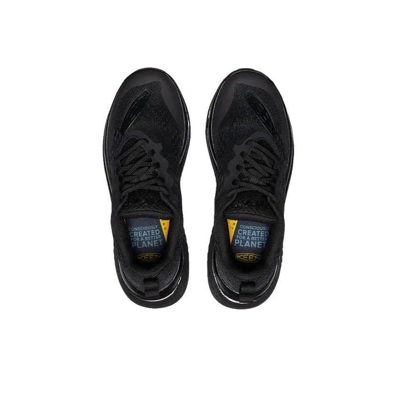 KEEN WK400 Anti Slip Wear Resistant Low Top Casual Shoes Women's Black-3