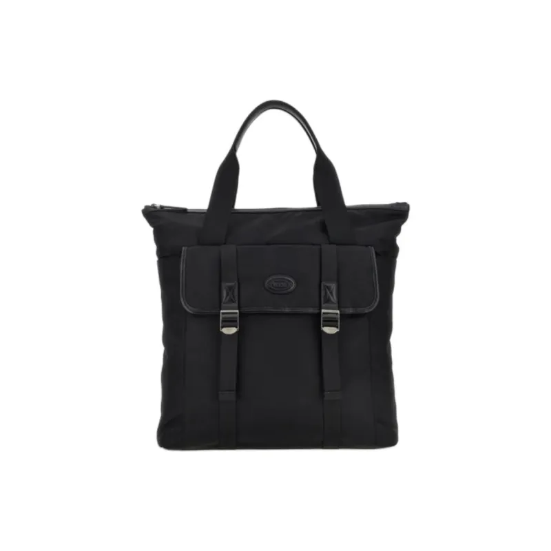 TOD'S Fabric Backpack Medium Size Men's Black-0